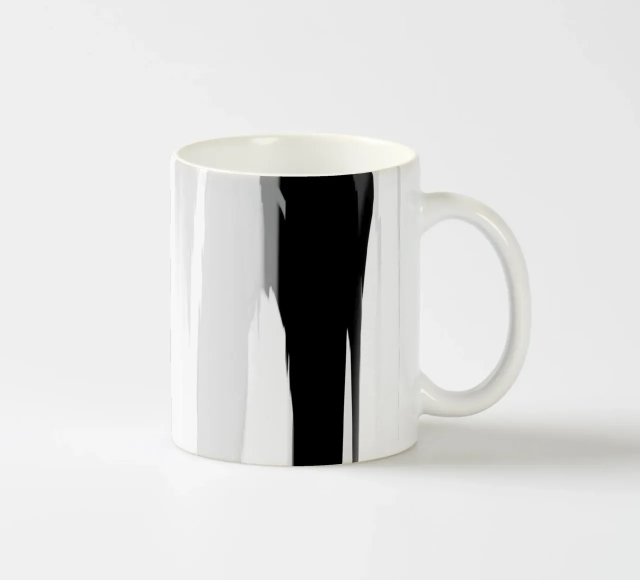 Determinazione morbida Bianco e nero tazza in ceramica da SilverPegasus