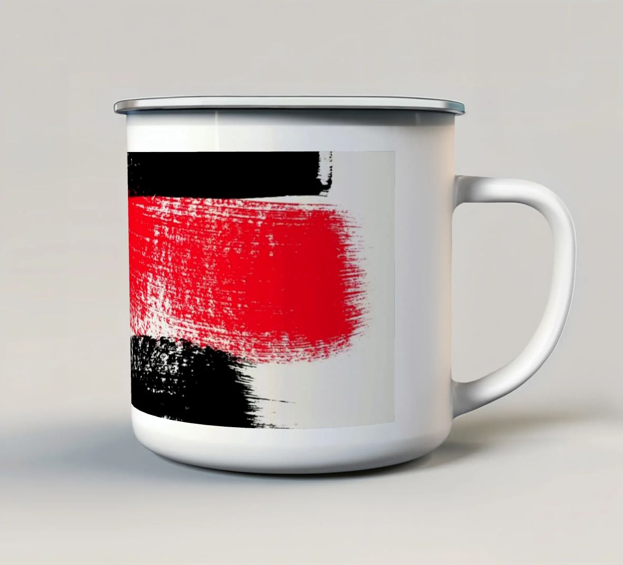 Libertà II tazza in smalto da Rose Beck Art