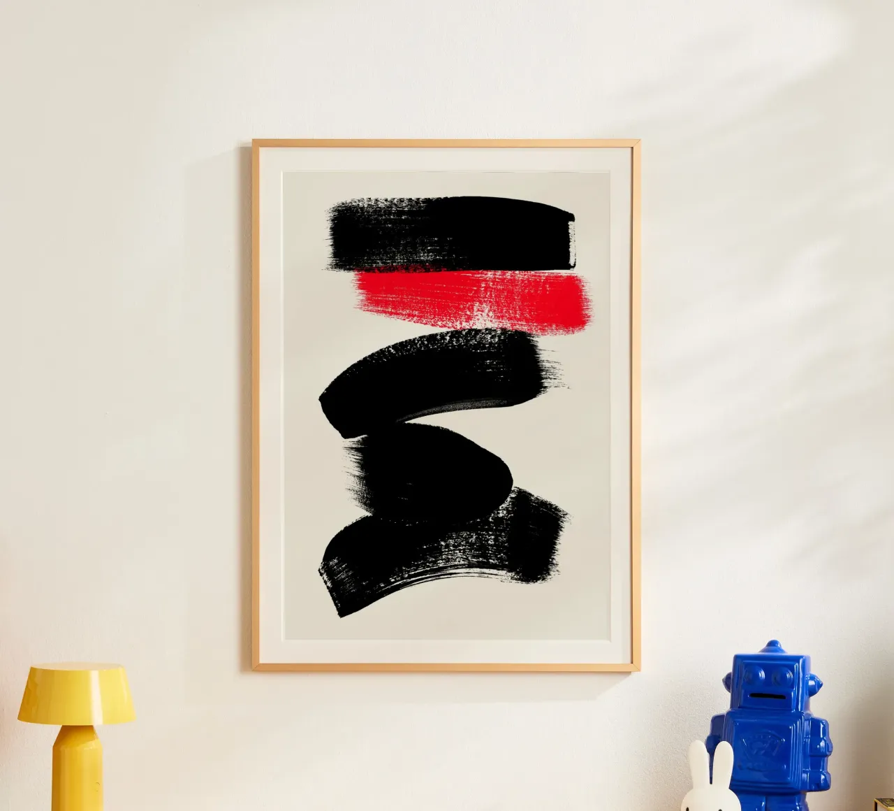 Libertà II poster con telaio in plastica da Rose Beck Art