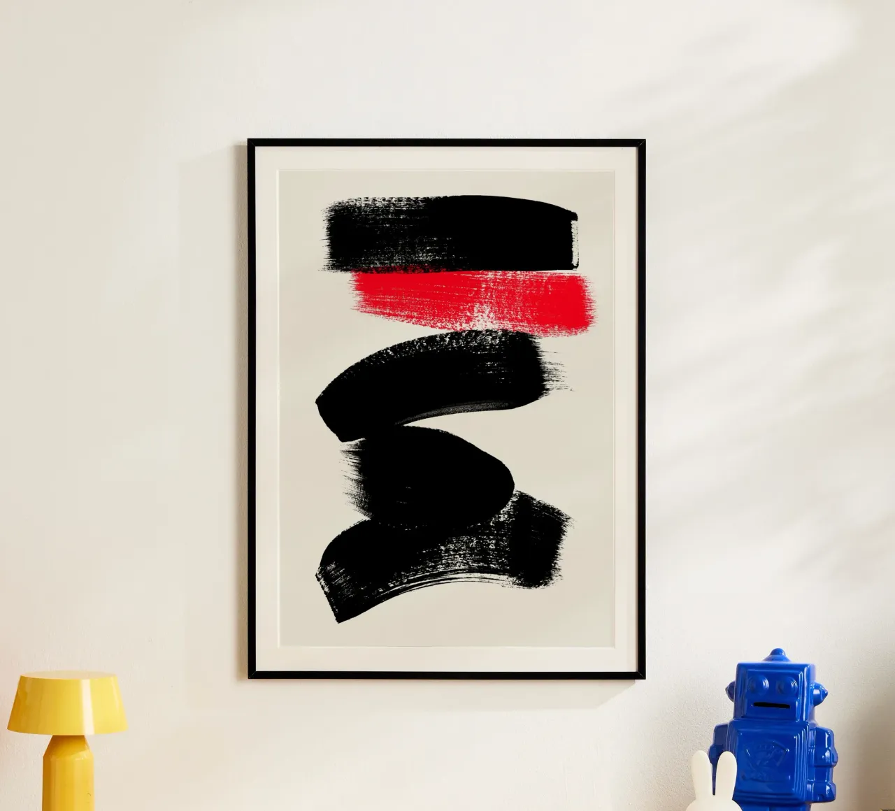 Libertà II poster con telaio in plastica da Rose Beck Art