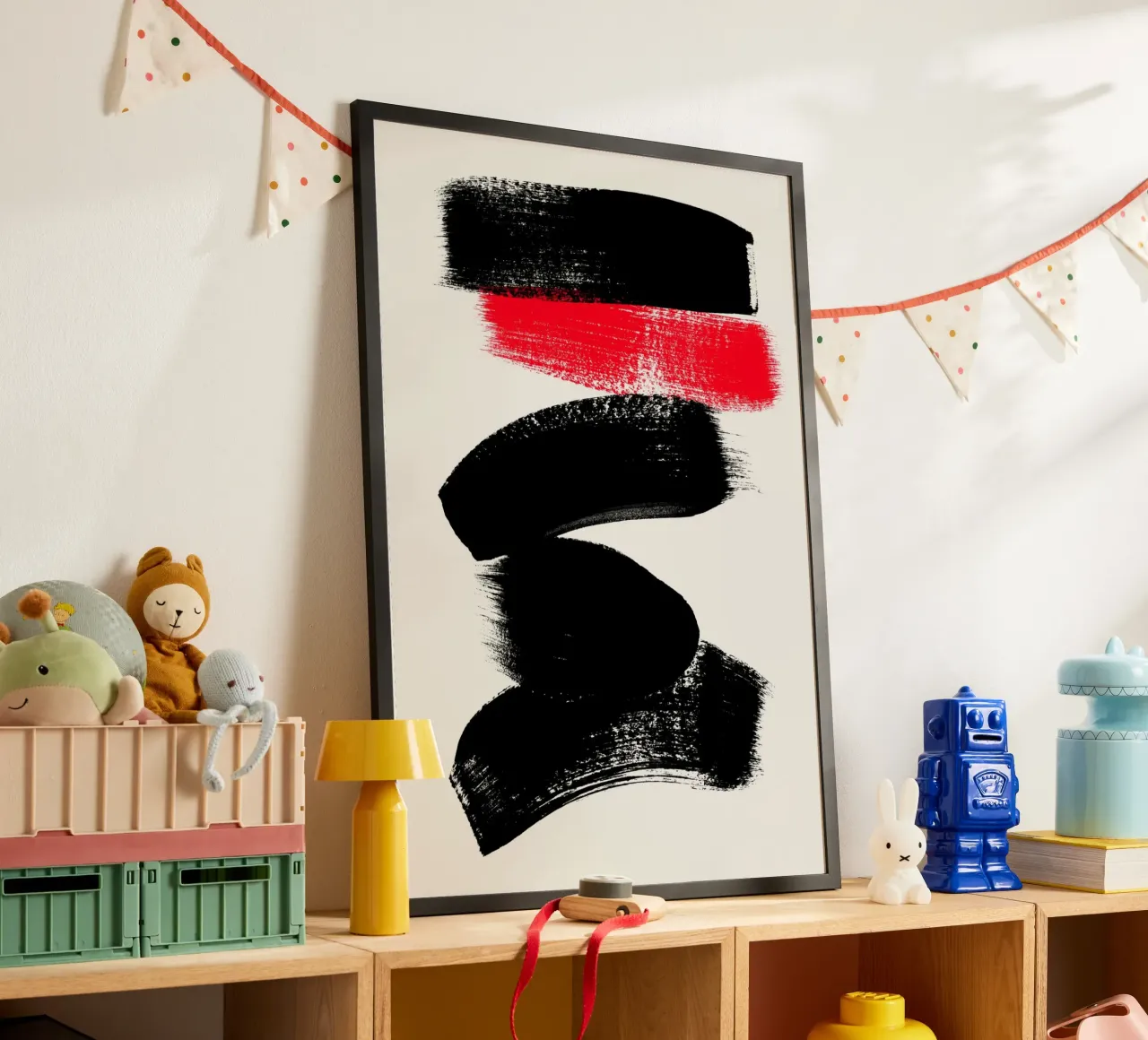 Libertà II poster con telaio in plastica da Rose Beck Art