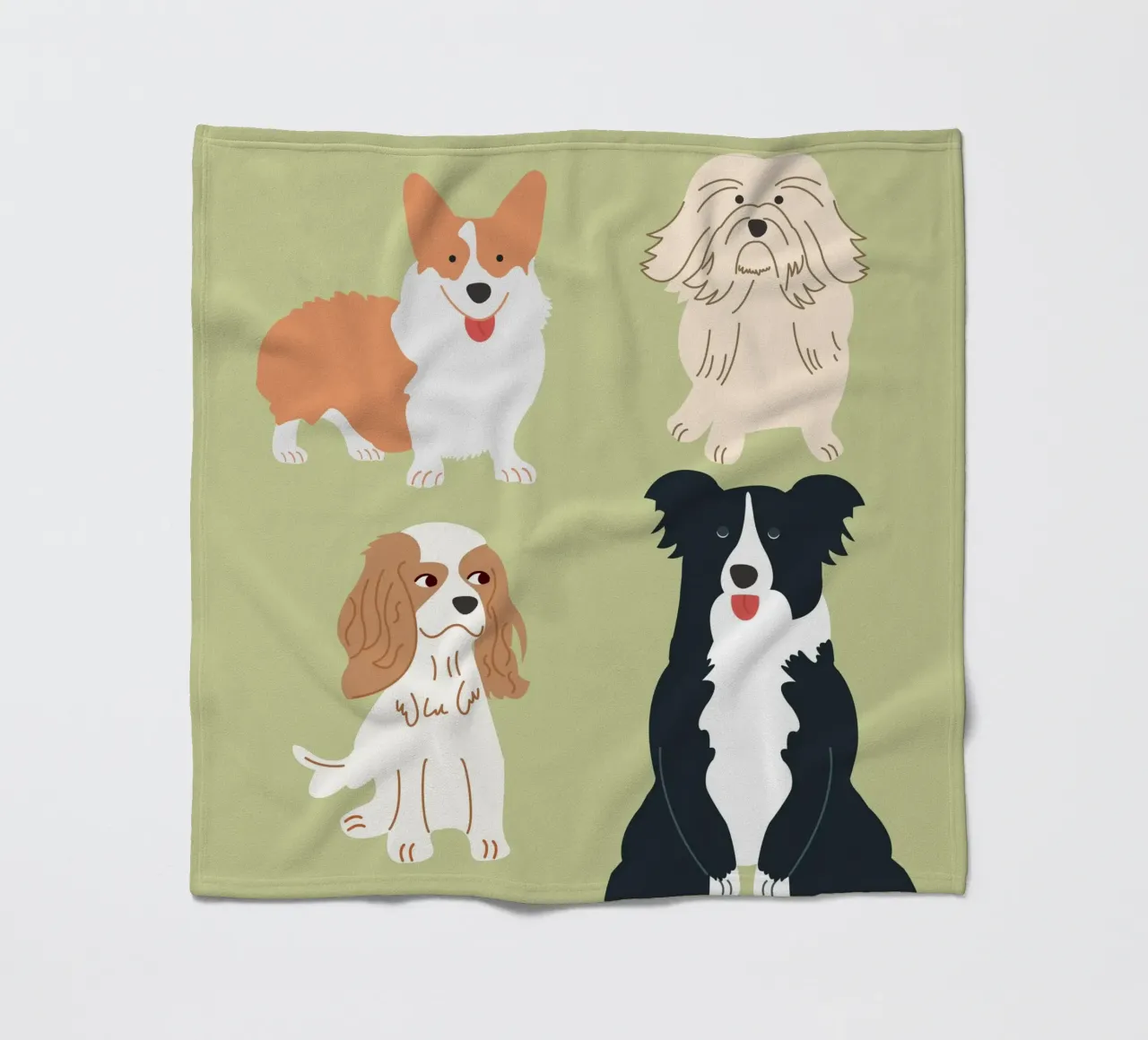 Dog lover fleece blanket by Dharma