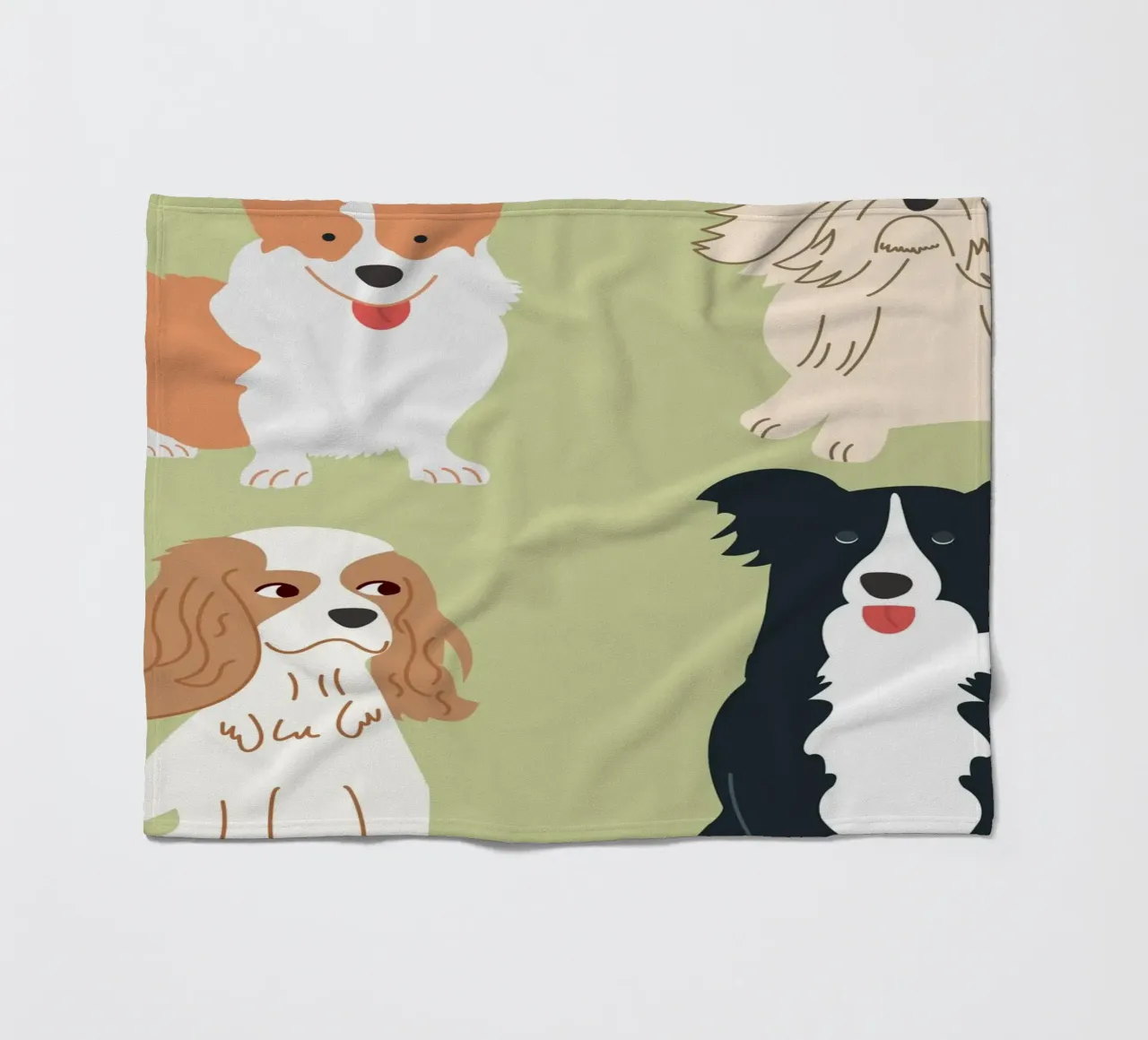 Dog lover fleece blanket by Dharma