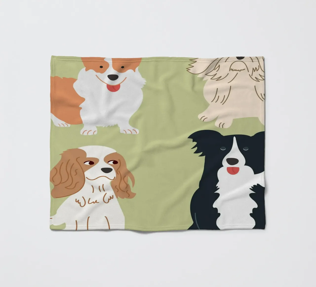 Dog lover fleece blanket by Dharma