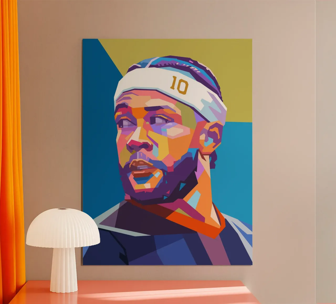 Memphis Depay pop art hahnemühle by Hantamrata
