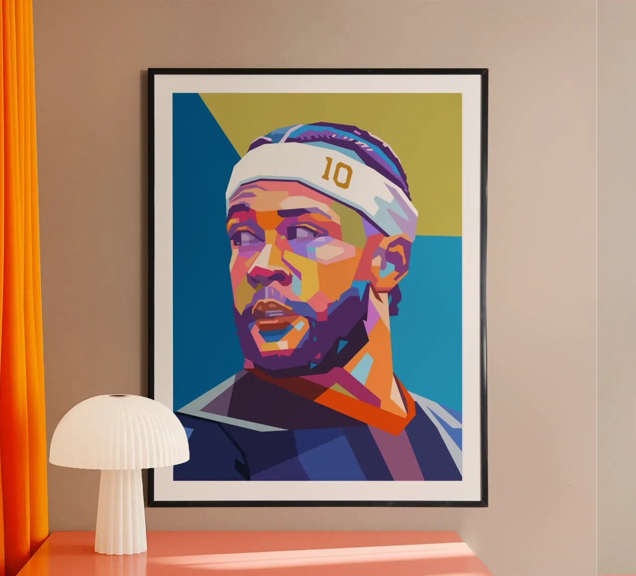 Memphis Depay pop art hahnemühle by Hantamrata