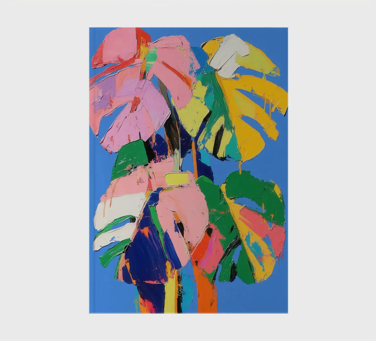 Monstera Multicolour notebook by La Collagerie