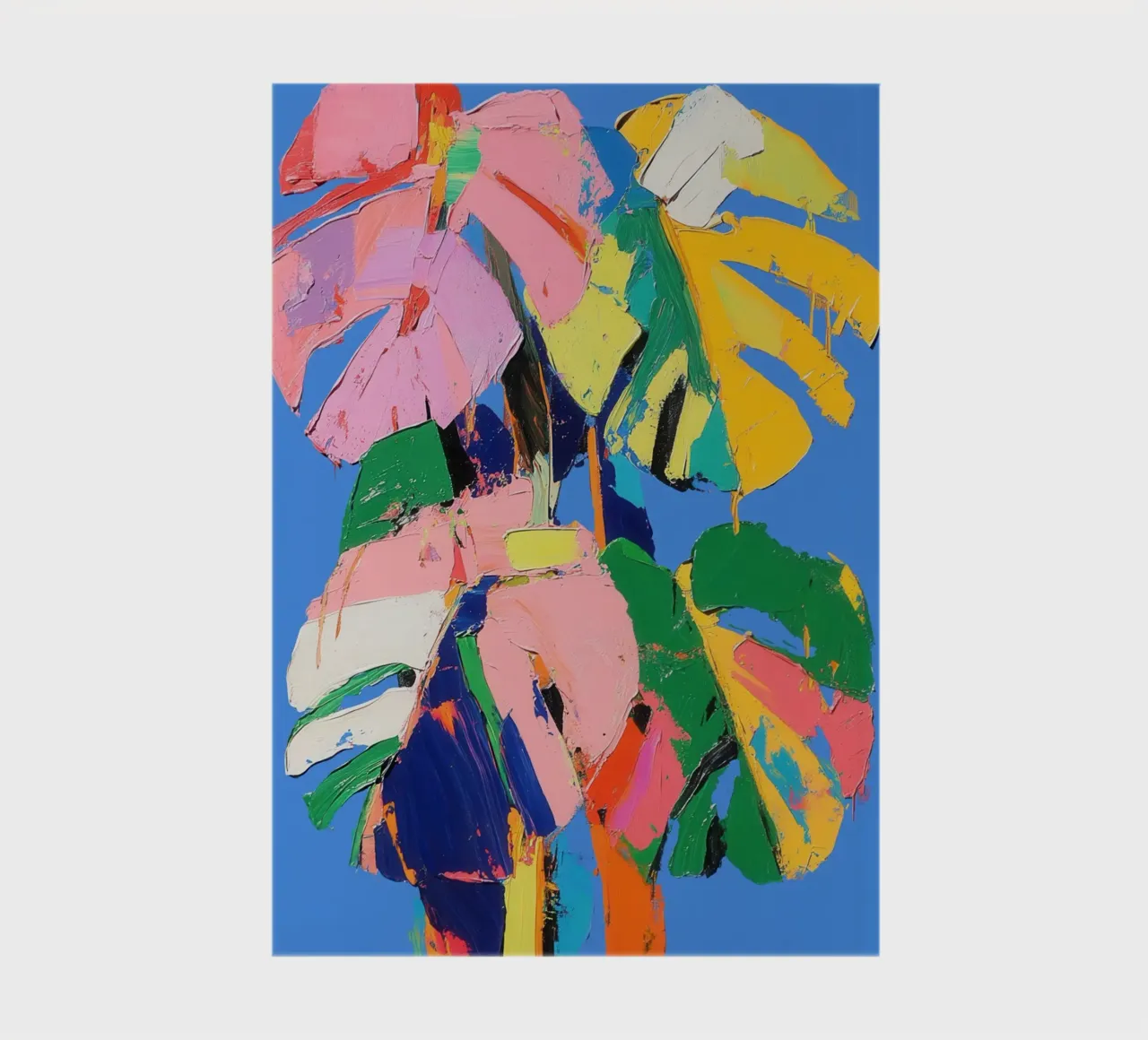 Monstera Multicolour notebook by La Collagerie