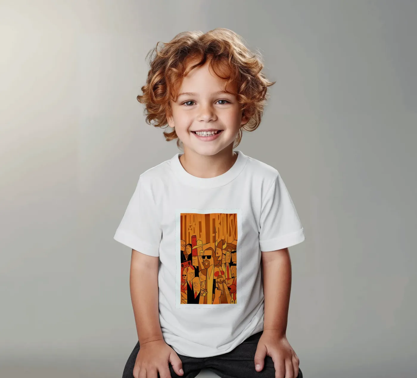 The Dude t-shirt bambini da Ale Giorgini