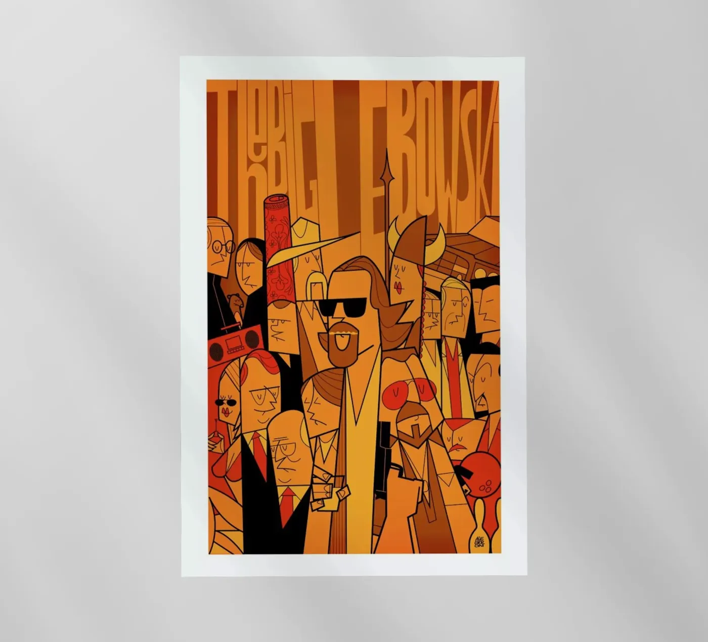 The Dude pellicola backlit da Ale Giorgini