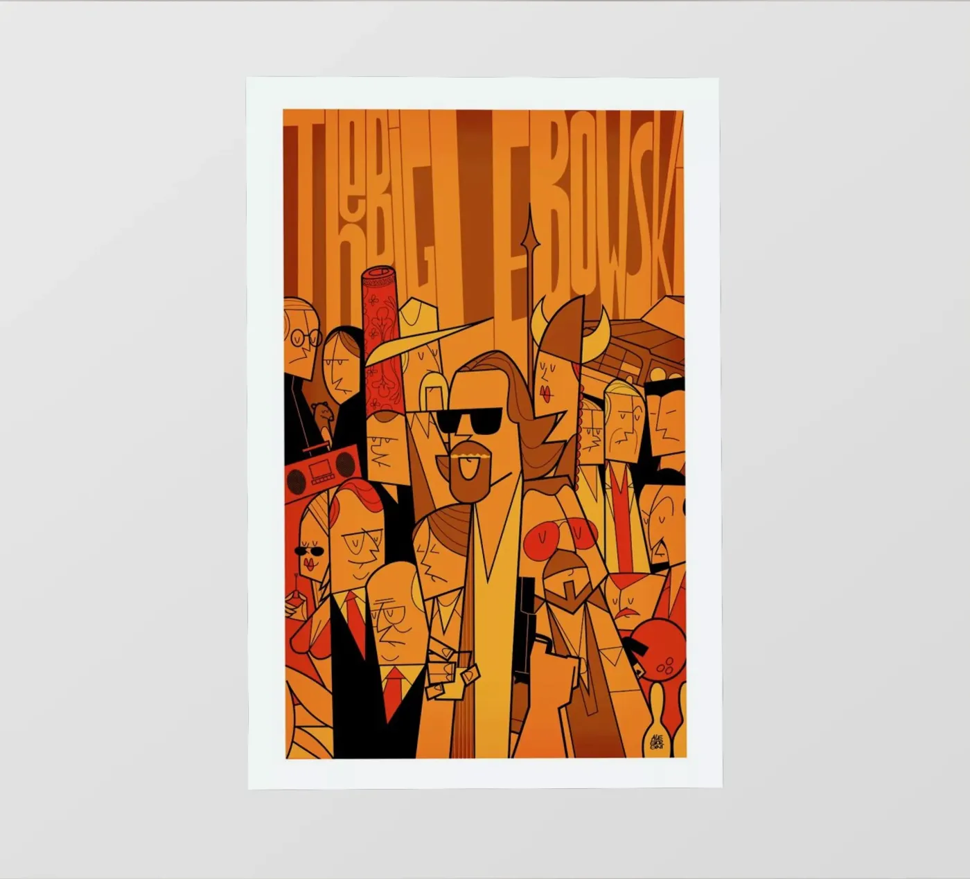The Dude pellicola backlit da Ale Giorgini