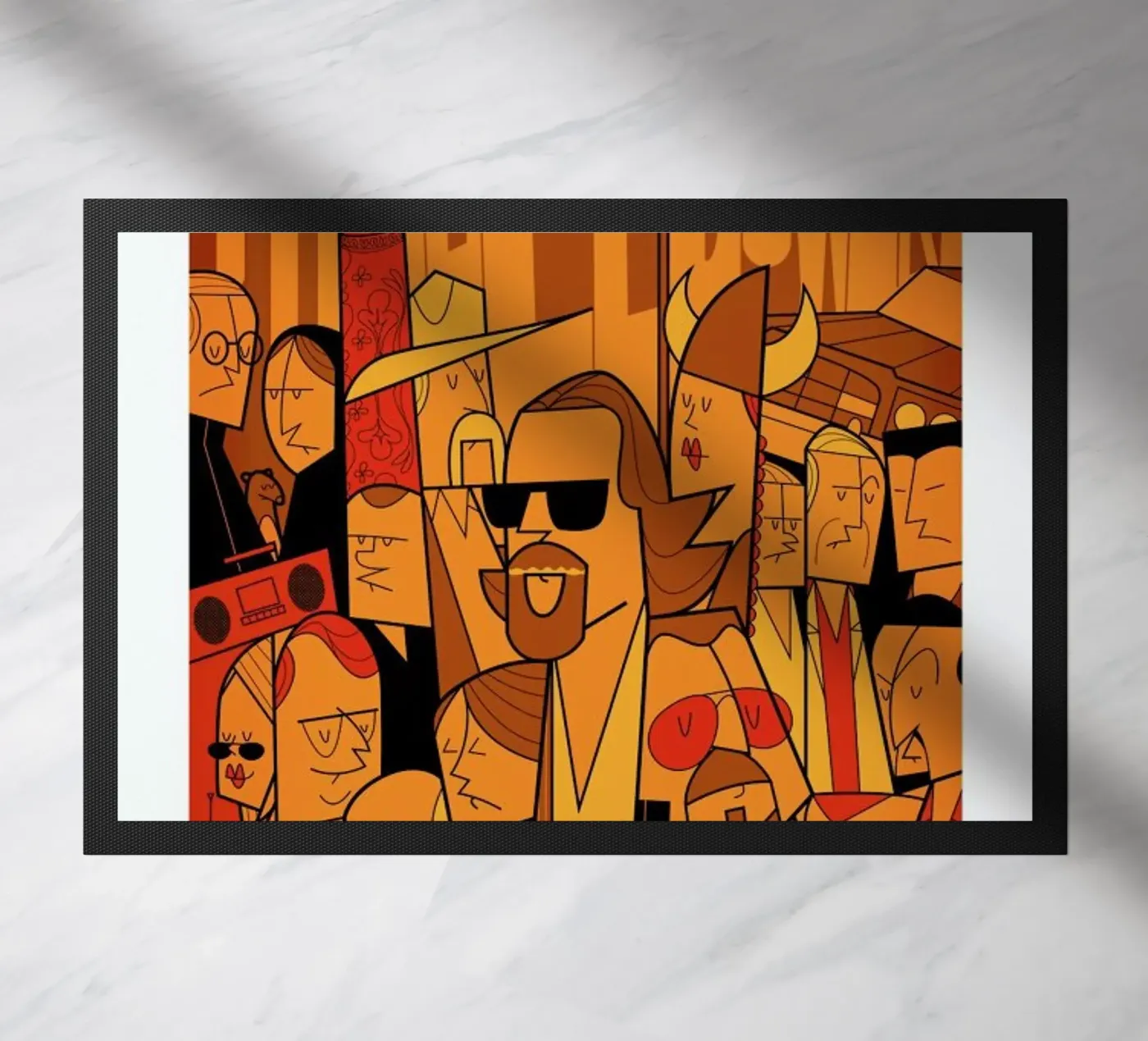 The Dude deurmat van Ale Giorgini