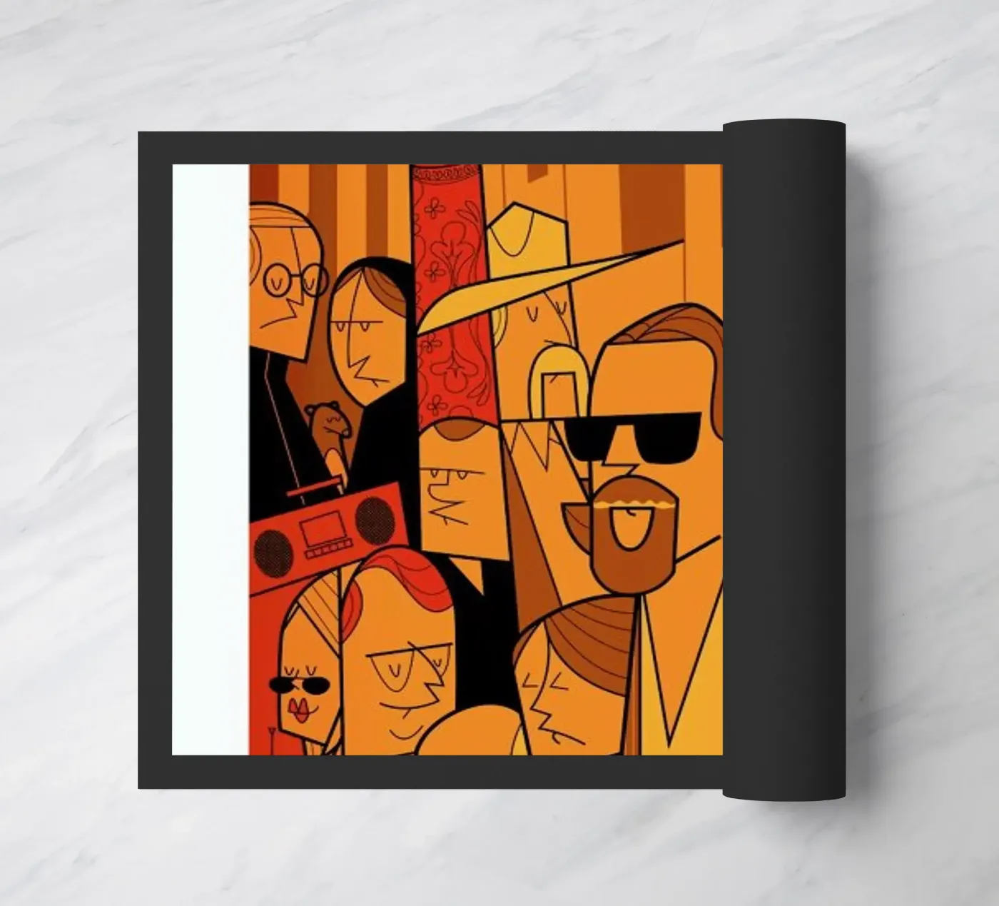 The Dude deurmat van Ale Giorgini