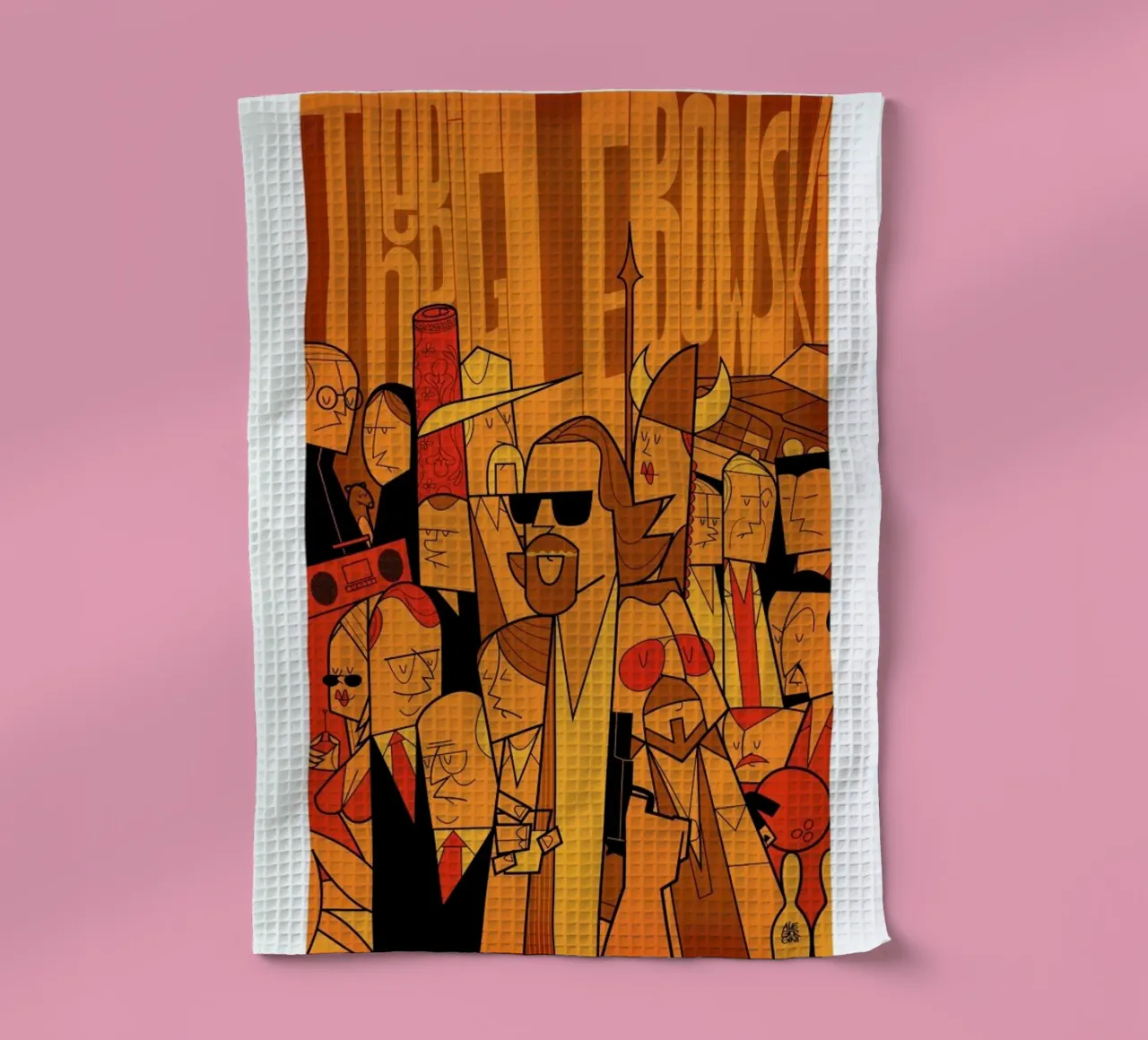 The Dude torchon de Ale Giorgini