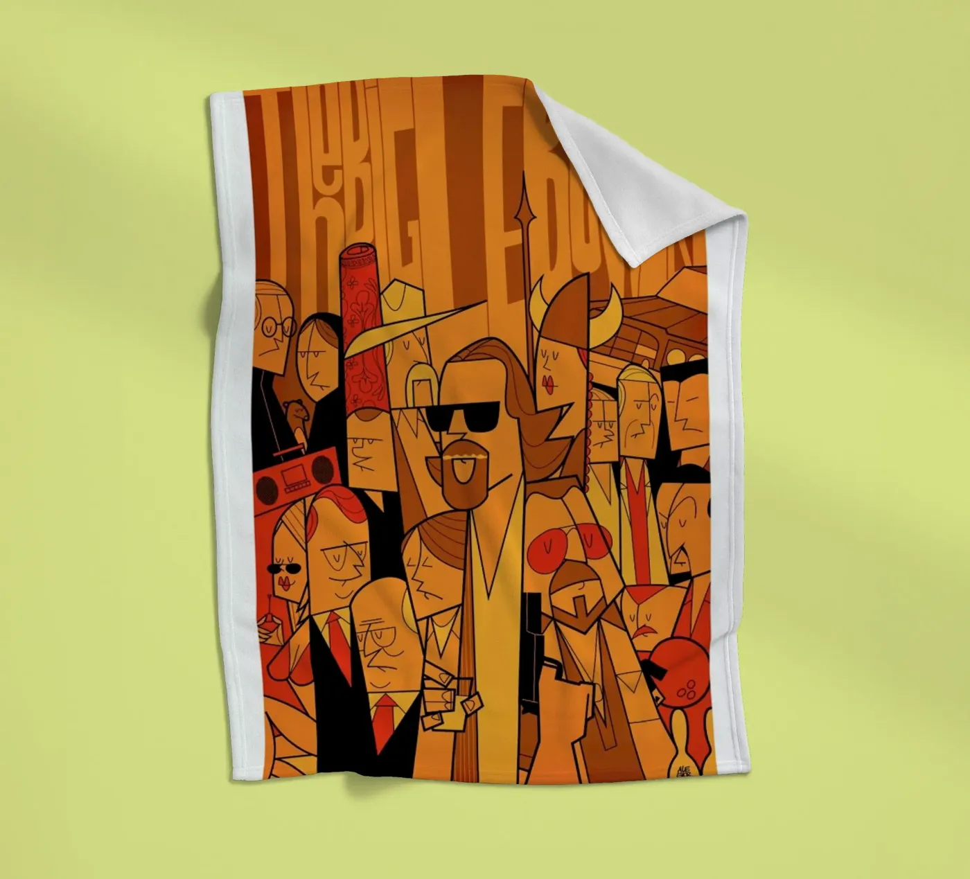 The Dude Fleecedecke von Ale Giorgini