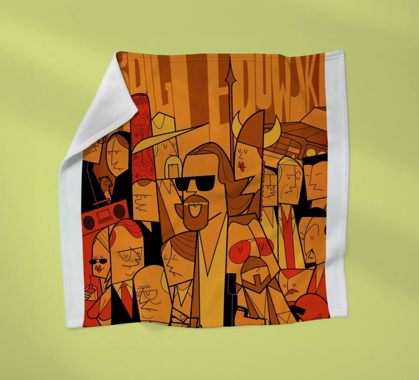 The Dude Fleecedecke von Ale Giorgini