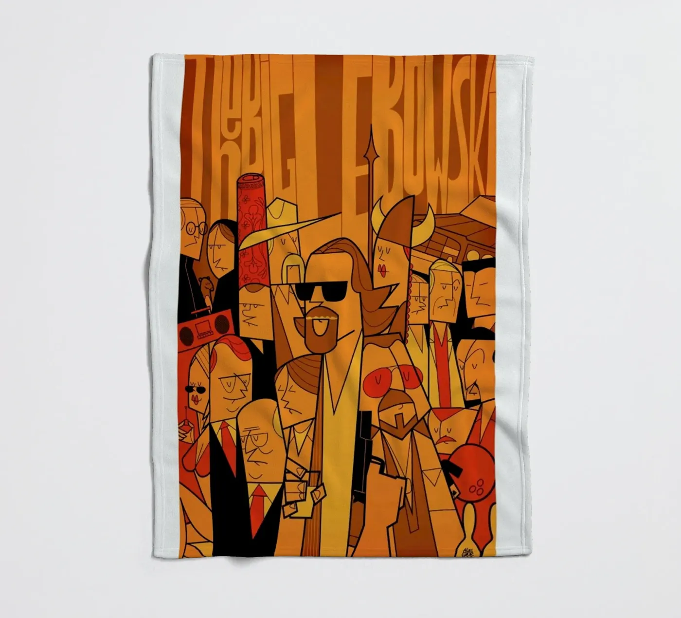 The Dude Fleecedecke von Ale Giorgini