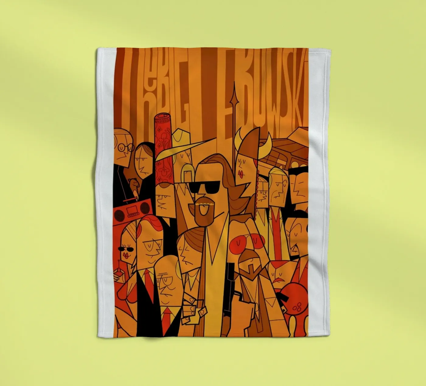 The Dude Fleecedecke von Ale Giorgini