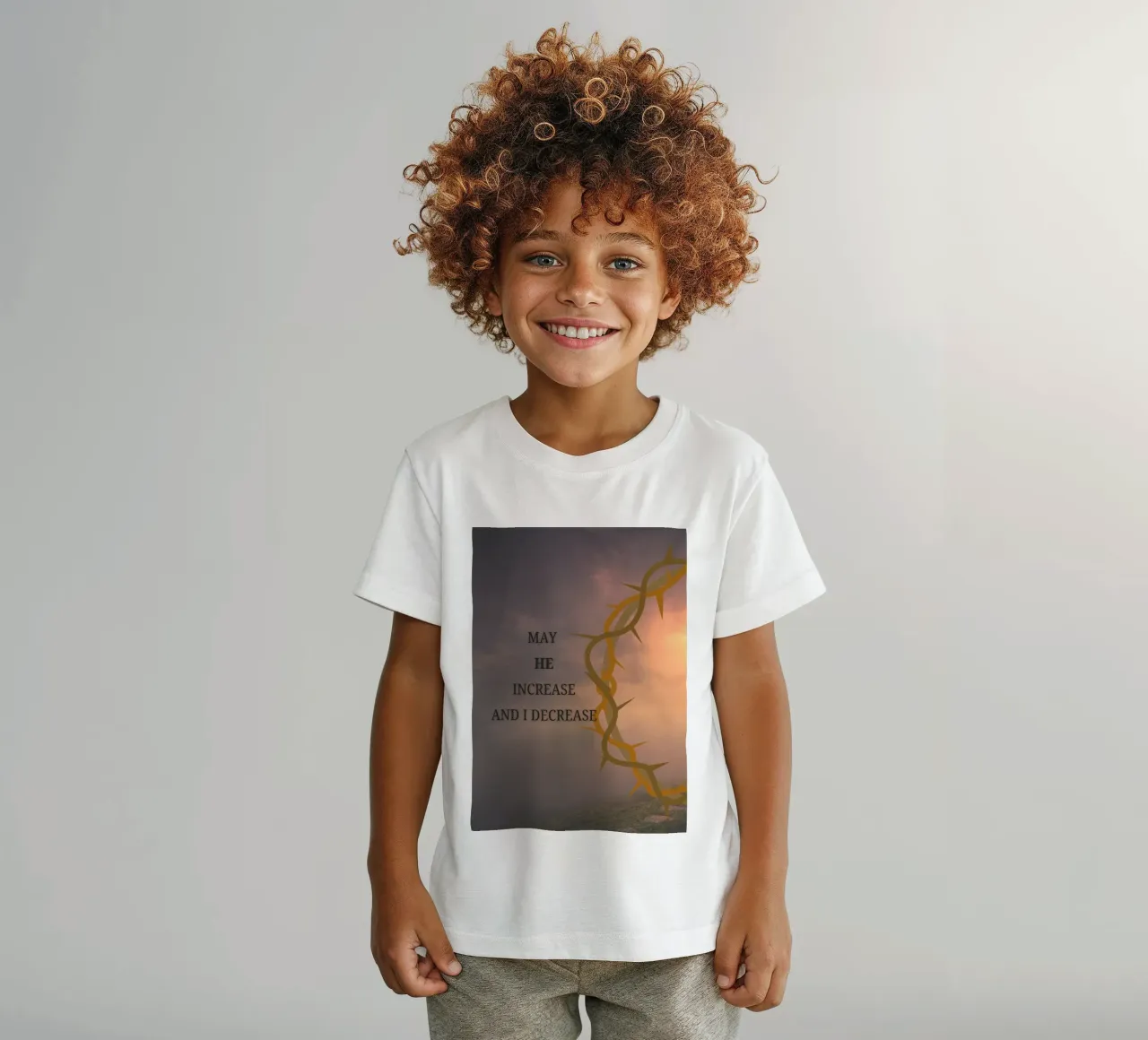 MAY HE INCREASE AND I DECREASE t-shirt bambini da LisaArtes
