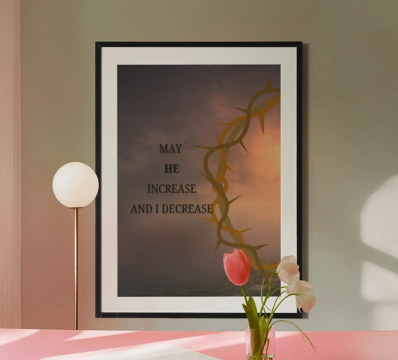 MAY HE INCREASE AND I DECREASE poster da LisaArtes