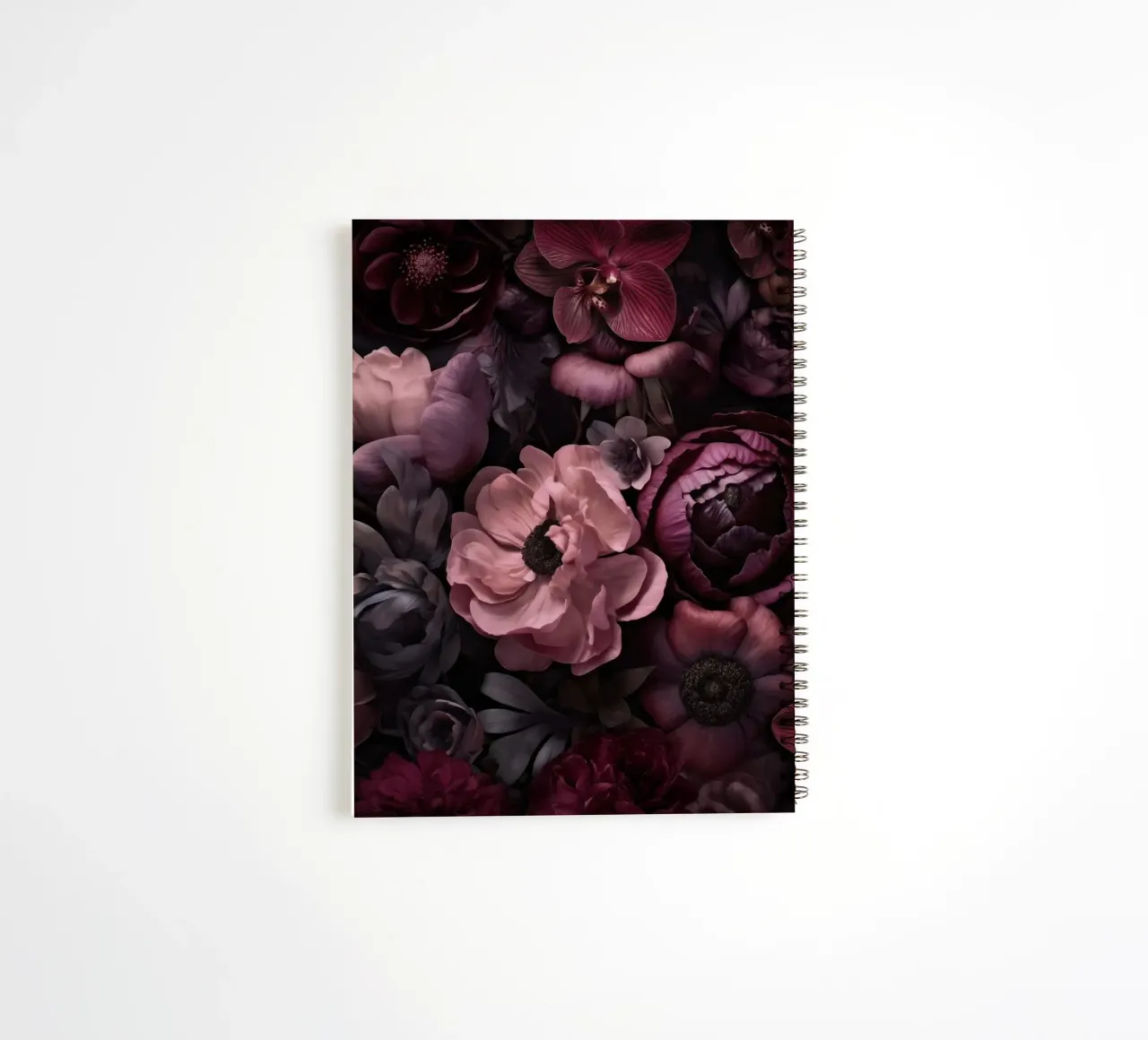 Fiori lussureggianti e lunatici Baroque Grandeur Rosa malva diario ad anelli da Andrea Haase Floral Passion