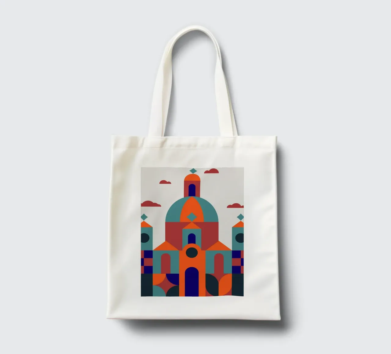 Bauhaus building tote bag by LisaArtes
