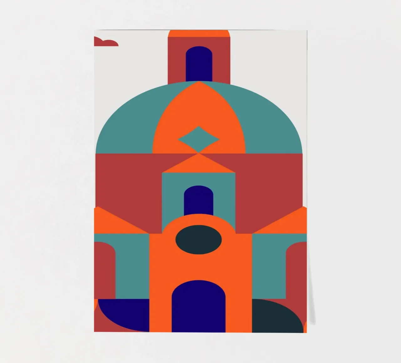Bauhaus building sticker sheet by LisaArtes