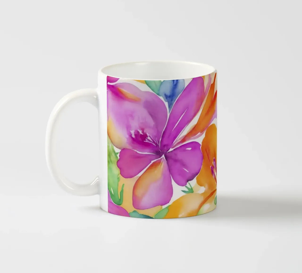 Frammenti colorati di memoria botanica tazza in ceramica da Andrea Haase Modern Home