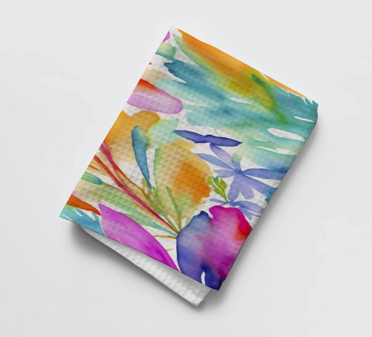 Bunte Fragmente einer botanischen Erinnerung Geschirrtuch von Andrea Haase Modern Home