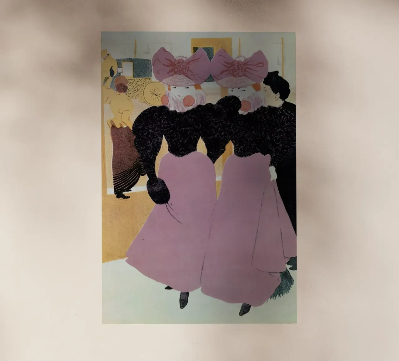 Hermann-Paul - Elegant Ladies on the Boulevard pellicola backlit da ARTOTHEK
