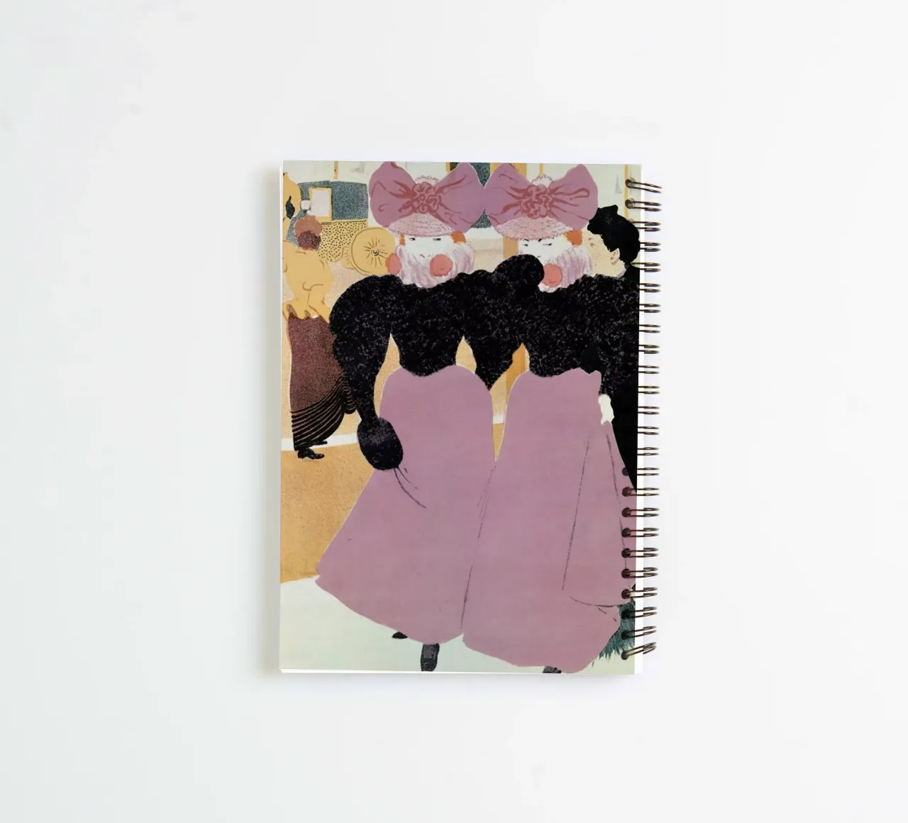 Hermann-Paul - Elegant Ladies on the Boulevard spiral notebook by ARTOTHEK