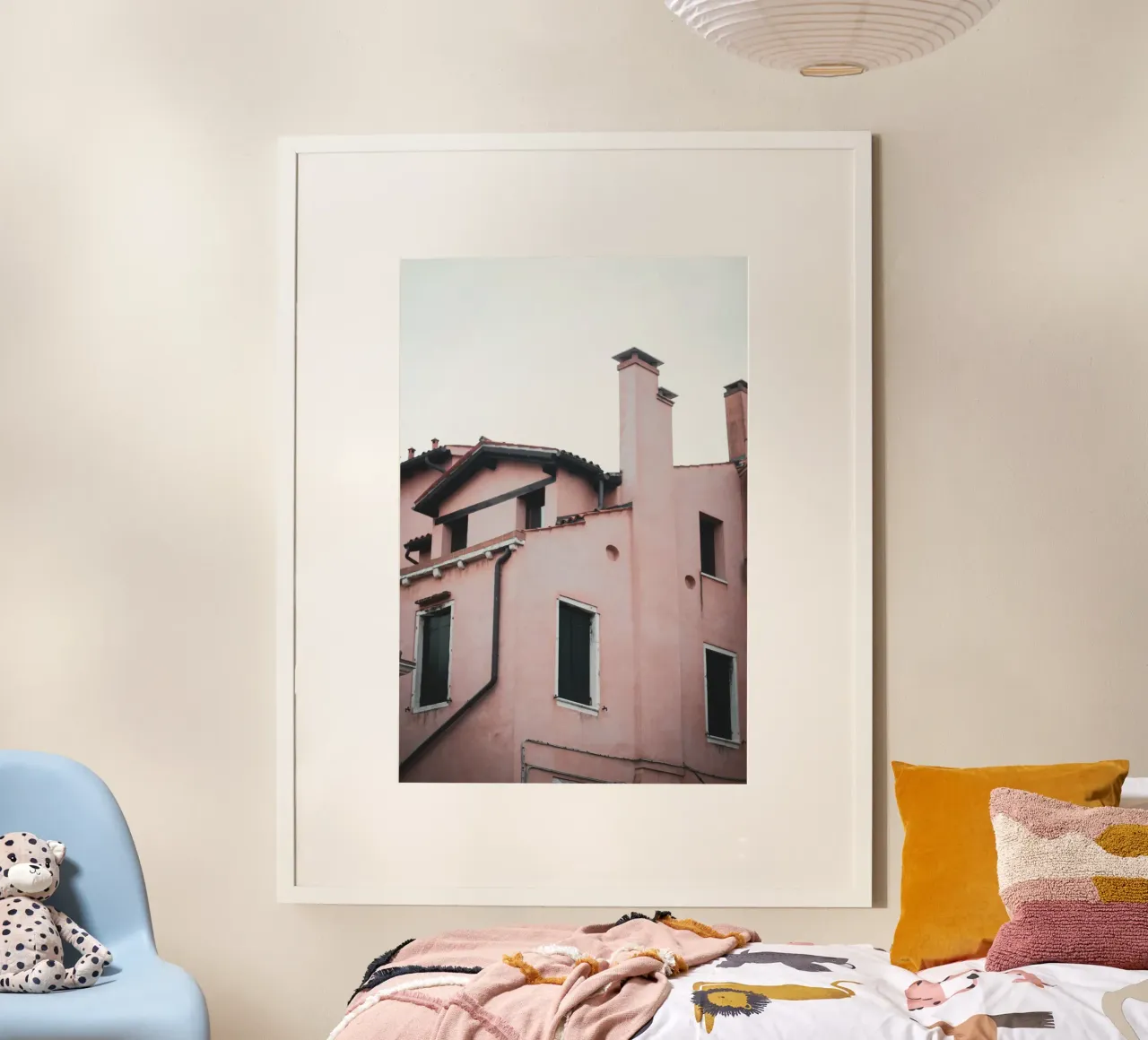 Finestra, Venezia, Fotografia poster con telaio in plastica da Jule Shnc