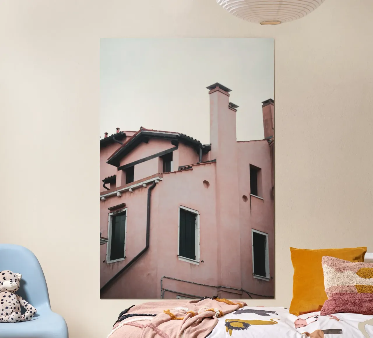 Finestra, Venezia, Fotografia poster con telaio in plastica da Jule Shnc