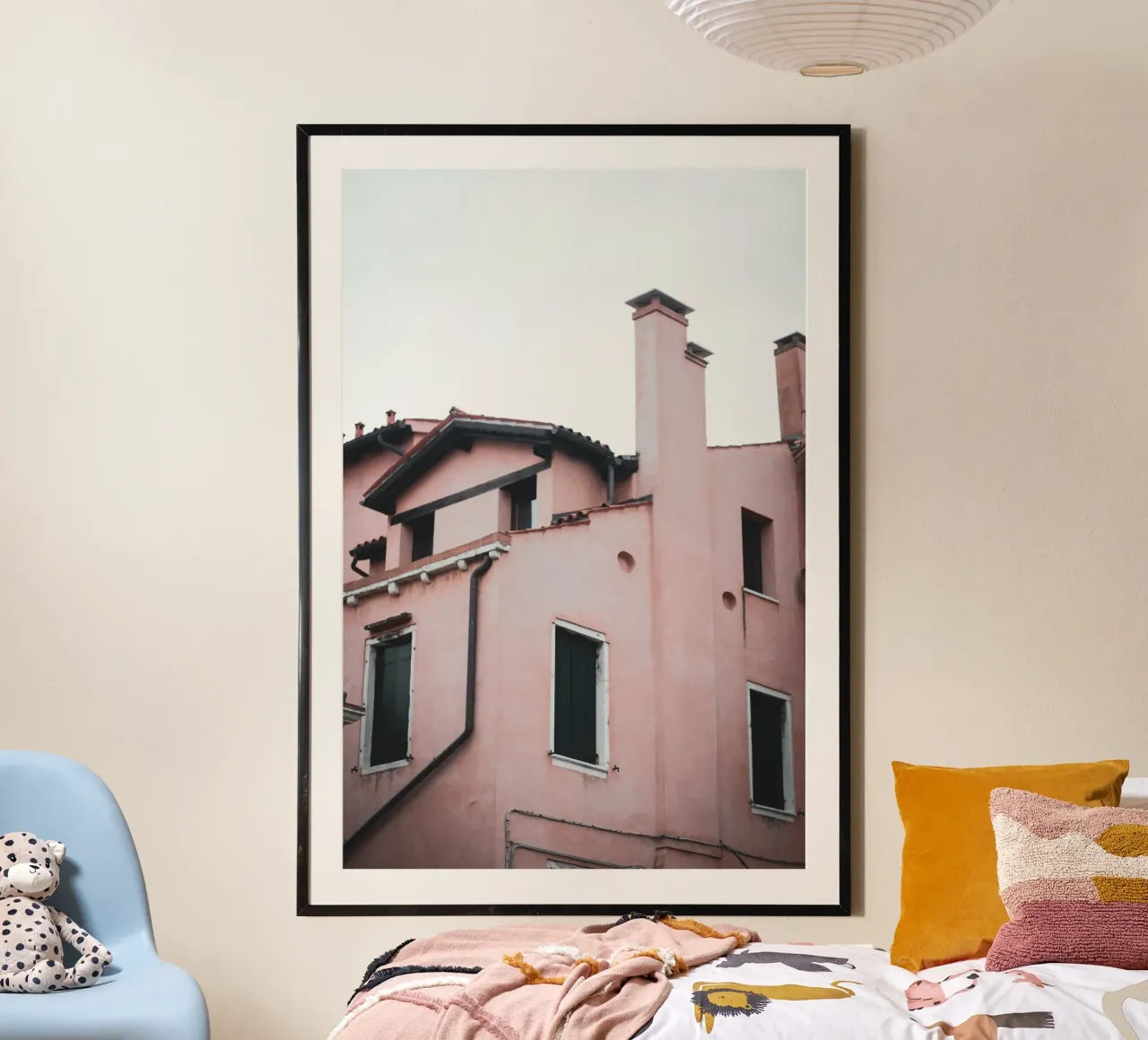 Finestra, Venezia, Fotografia poster con telaio in plastica da Jule Shnc