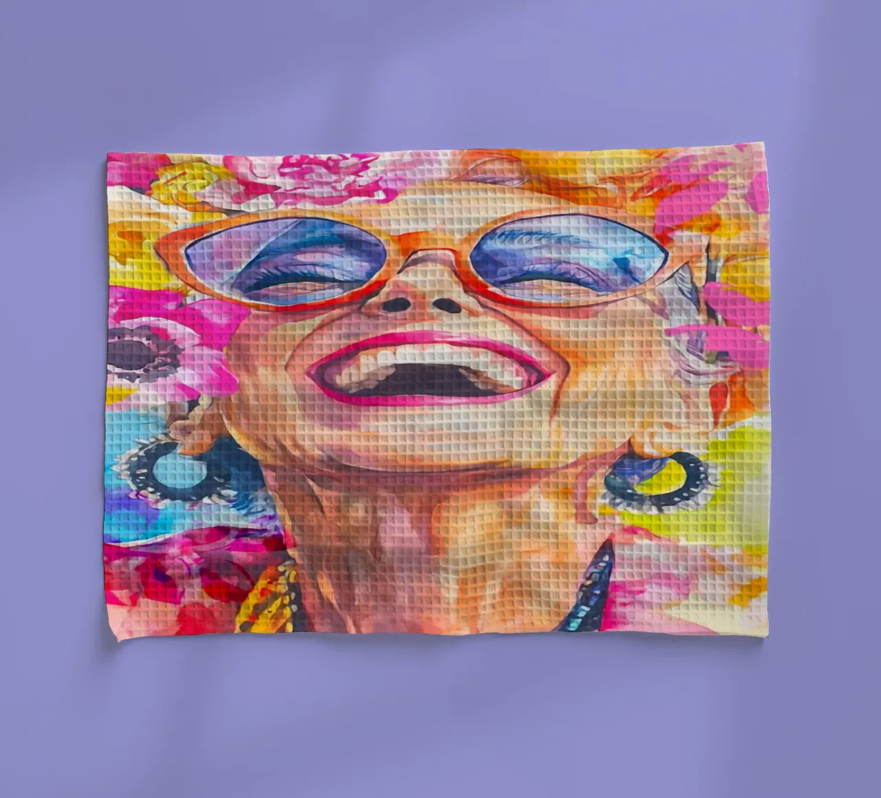 Timeless Flair Portrait d'une icône de la mode torchon de Andrea Haase Modern Home