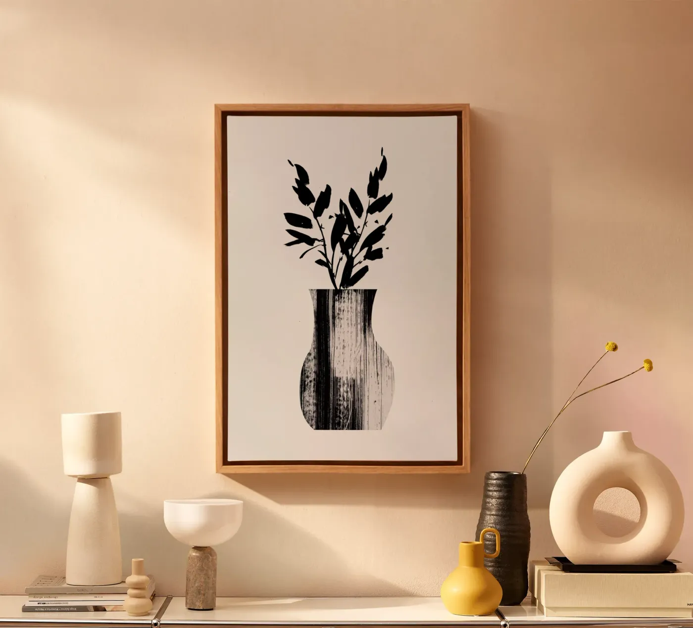 Vase canvas by Graphite