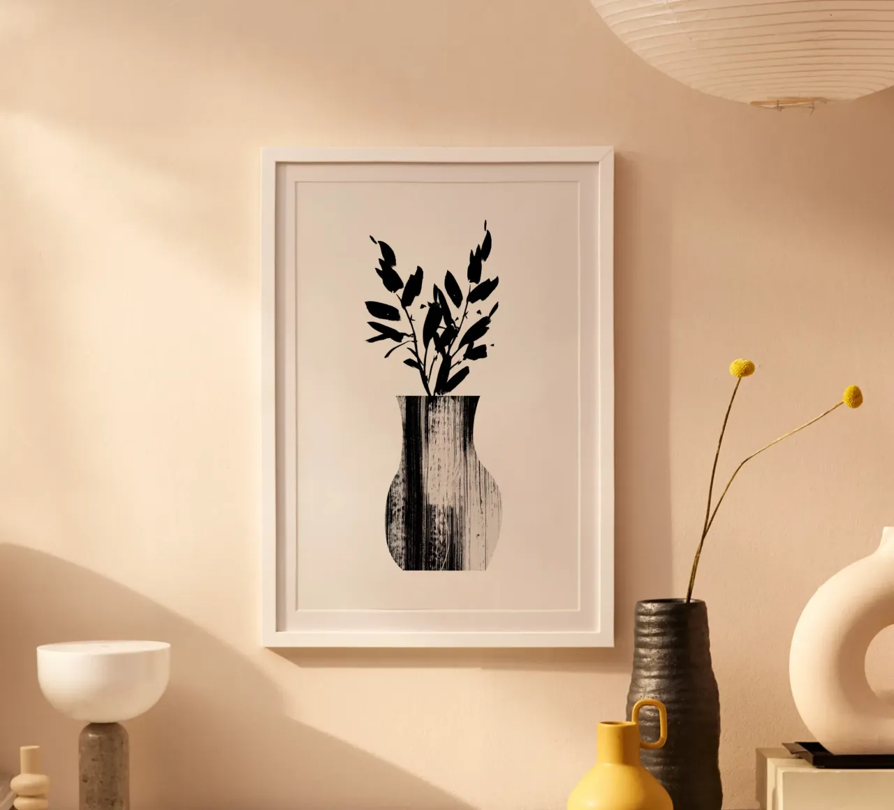 Vase poster con telaio in alluminio da Graphite