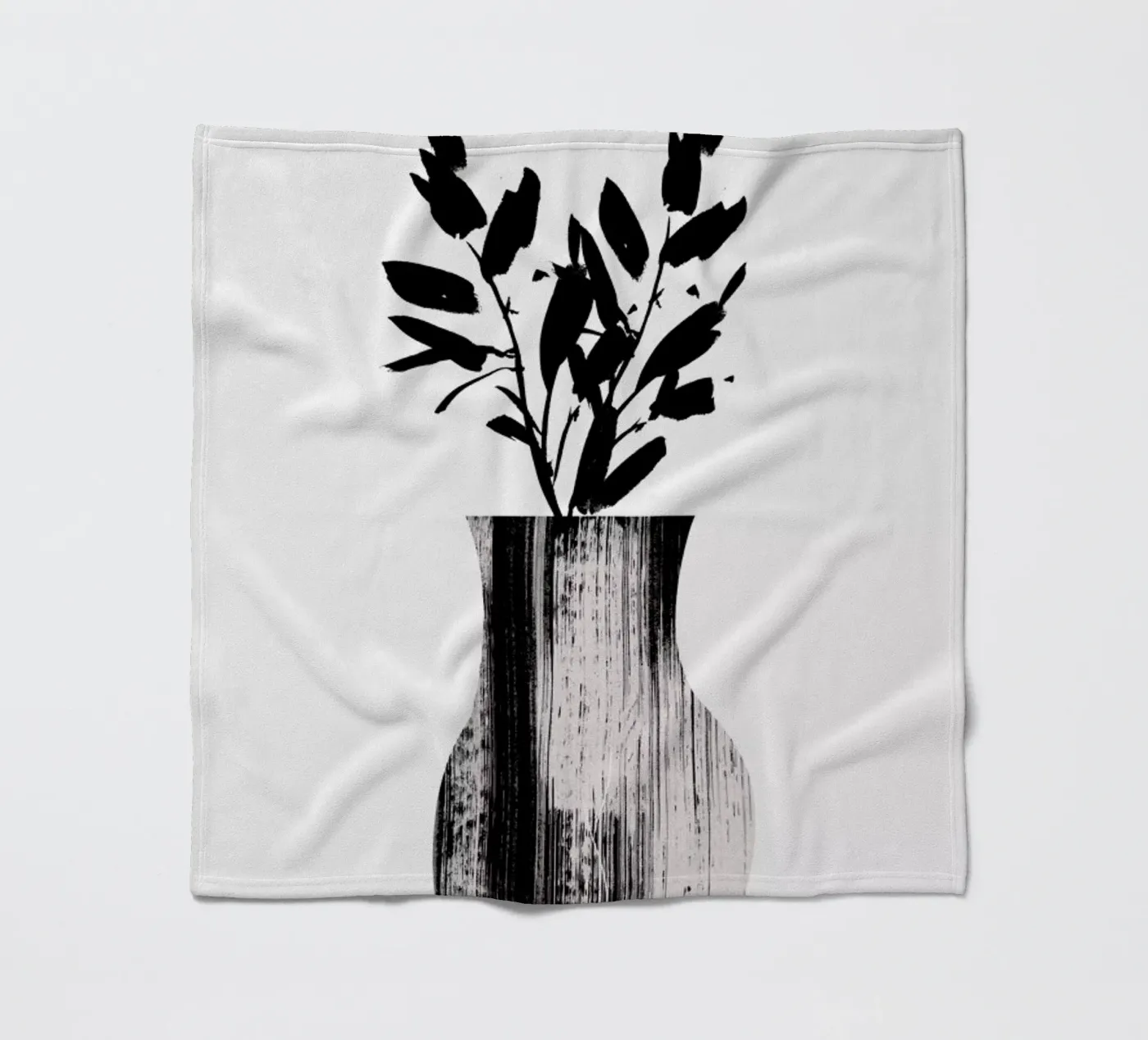 Vase Fleecedecke von Graphite