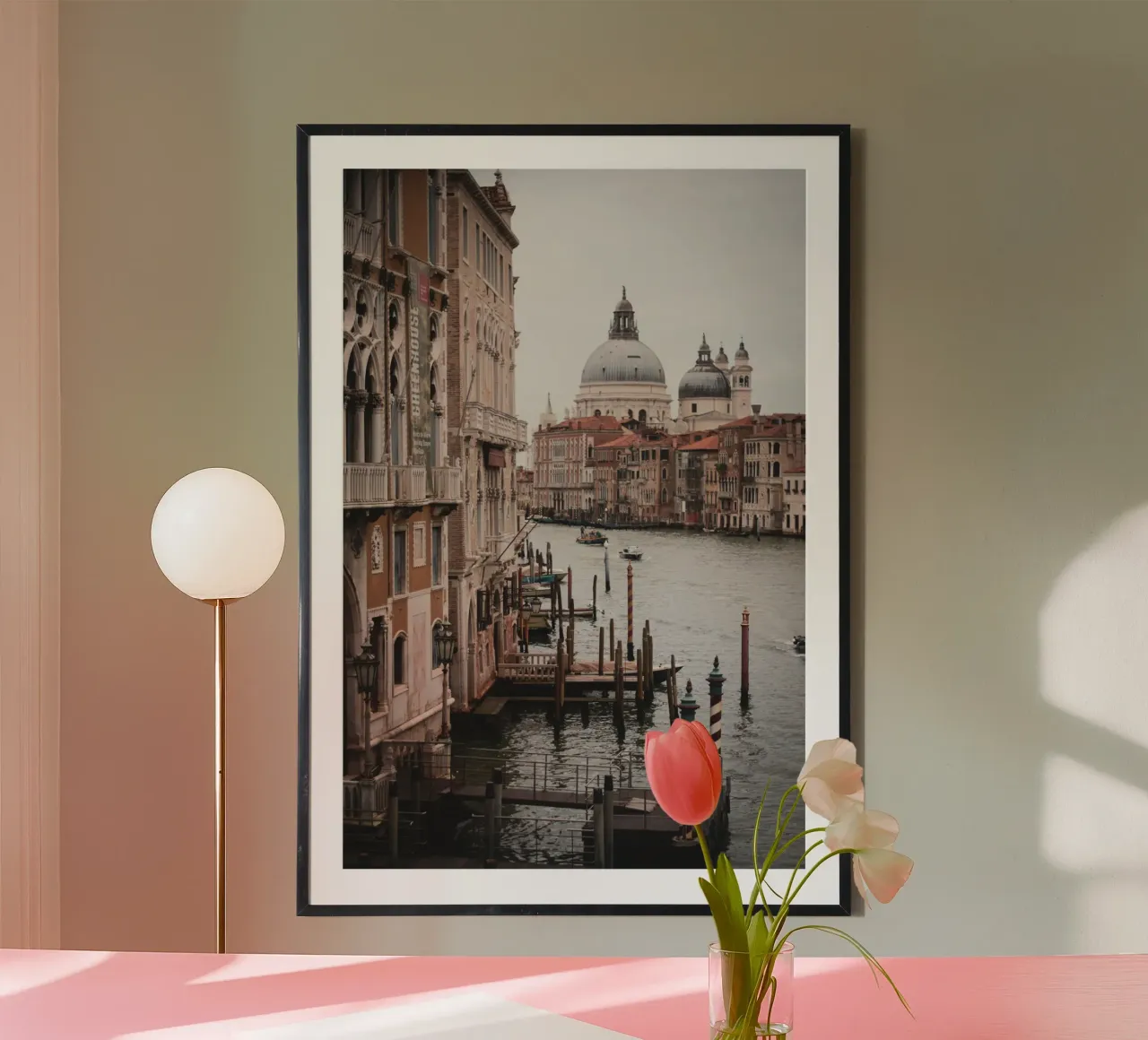 Venezia, Fotografia poster con telaio in plastica da Jule Shnc