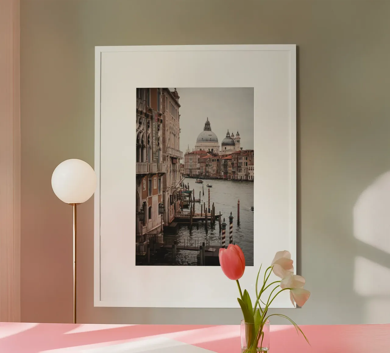 Venezia, Fotografia poster con telaio in plastica da Jule Shnc