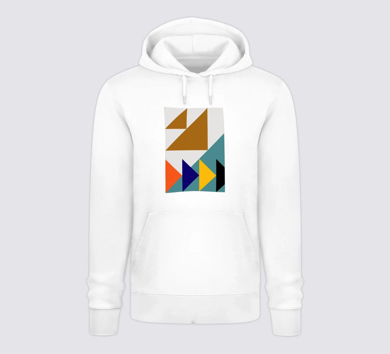 Colorful triangles felpa con cappuccio da LisaArtes