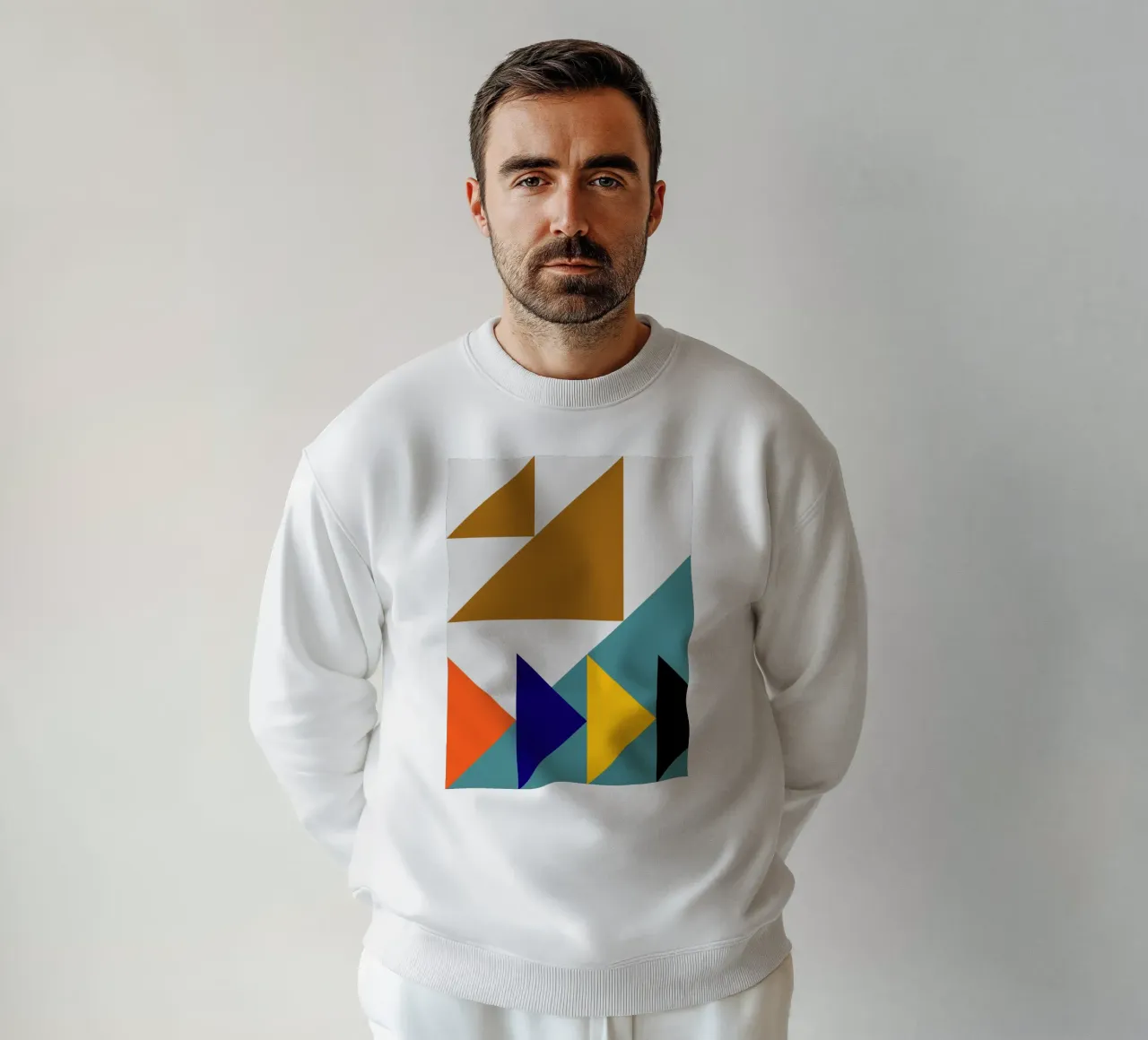 Colorful triangles felpa da LisaArtes