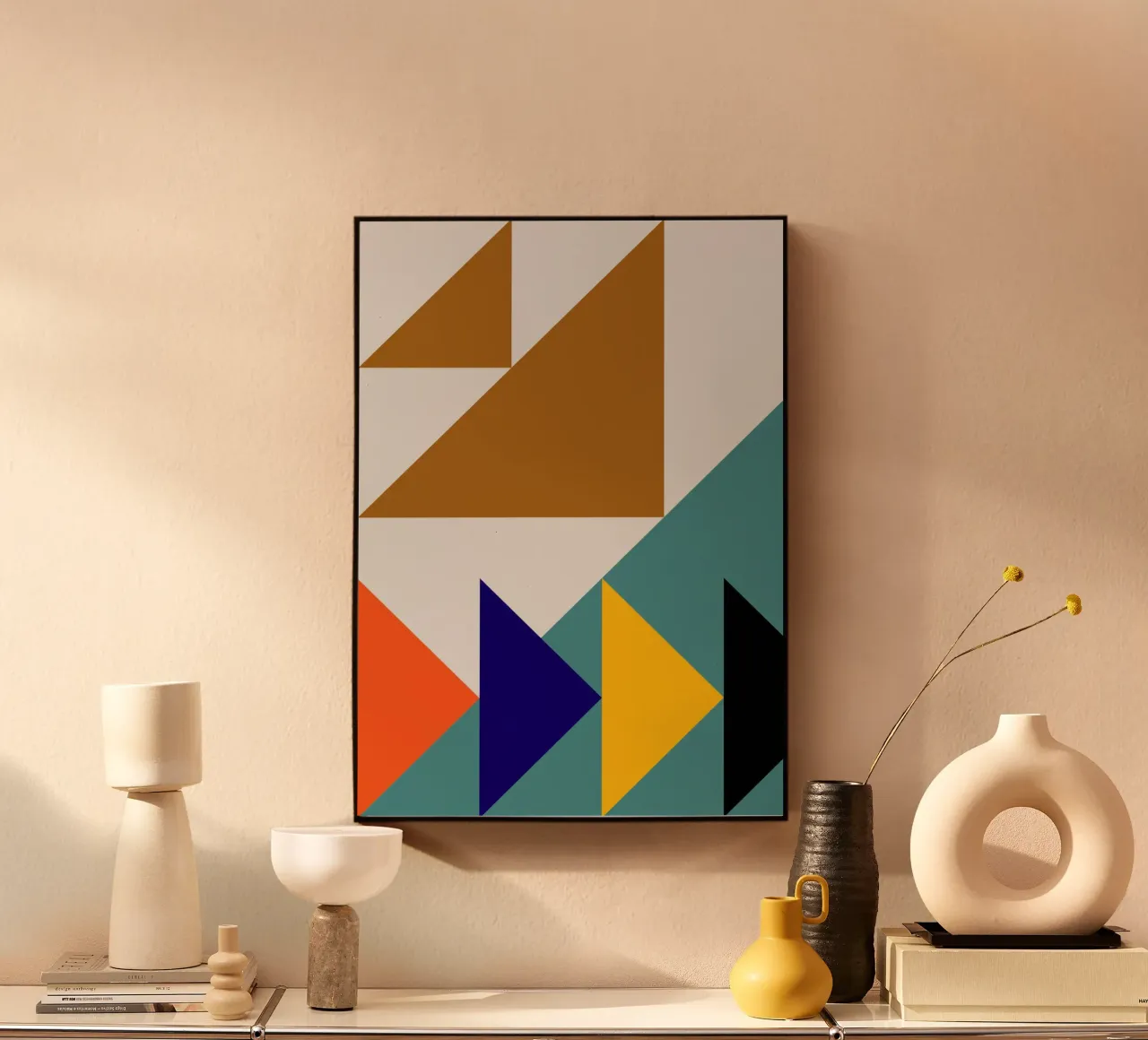 Colorful triangles plexiglass da LisaArtes