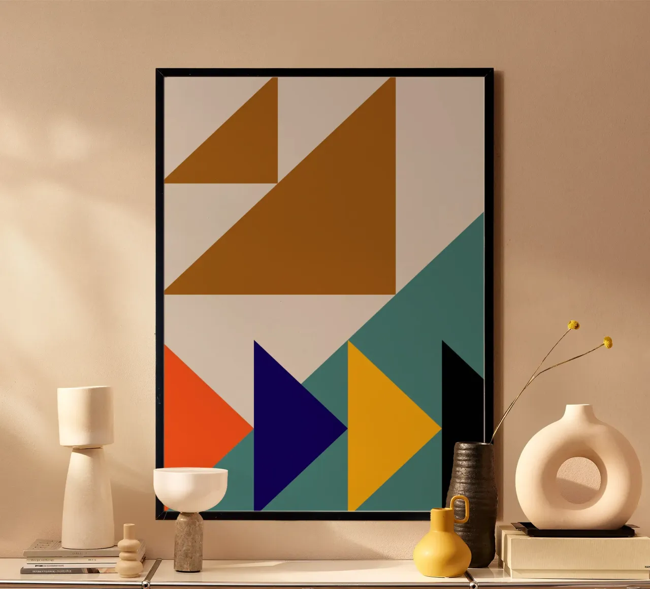 Colorful triangles carta hahnemühle da LisaArtes
