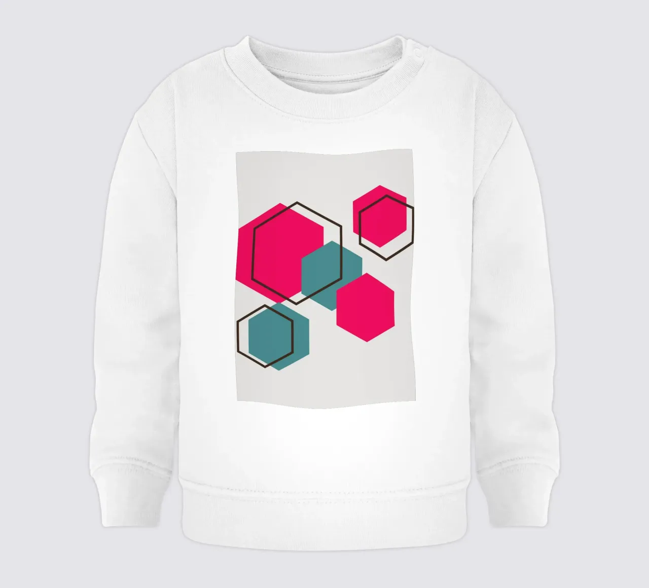 Hexagons felpa neonato da LisaArtes