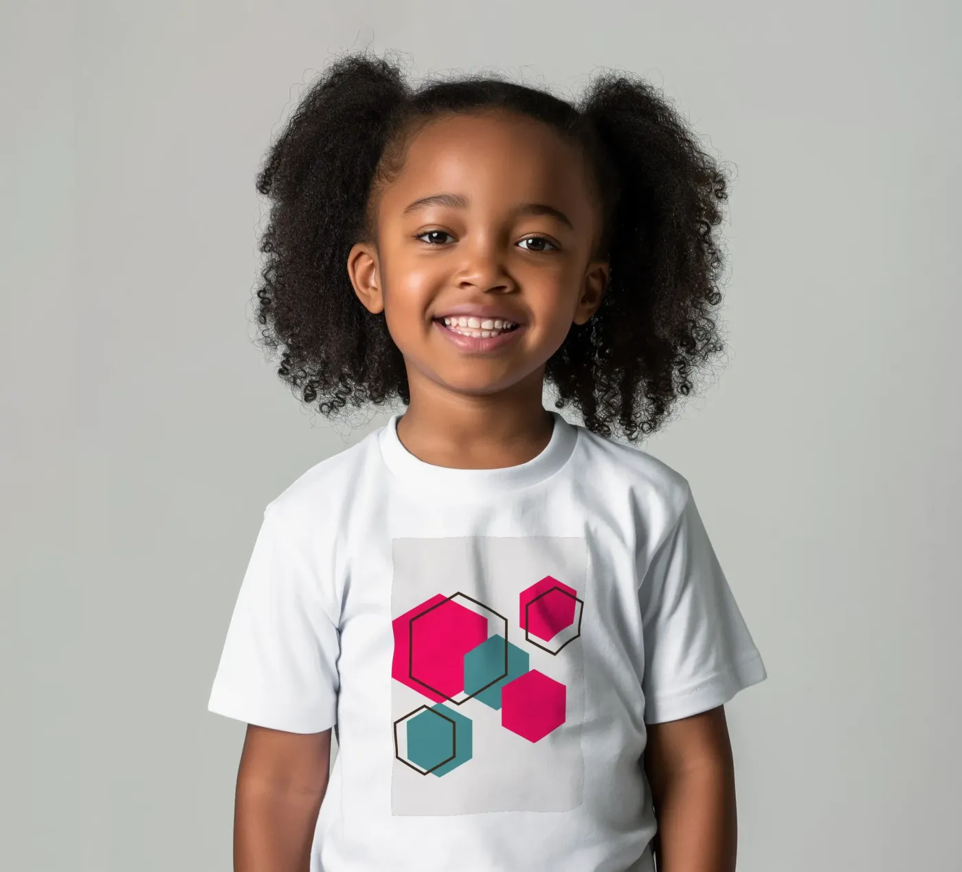 Hexagons t-shirt bambini da LisaArtes