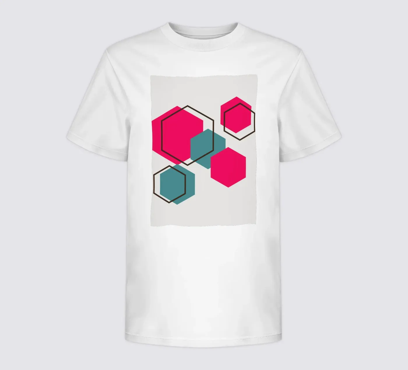 Hexagons t-shirt bambini da LisaArtes