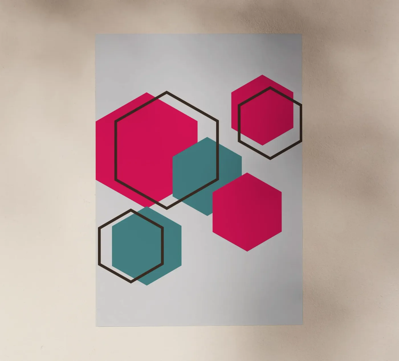 Hexagons pellicola backlit da LisaArtes