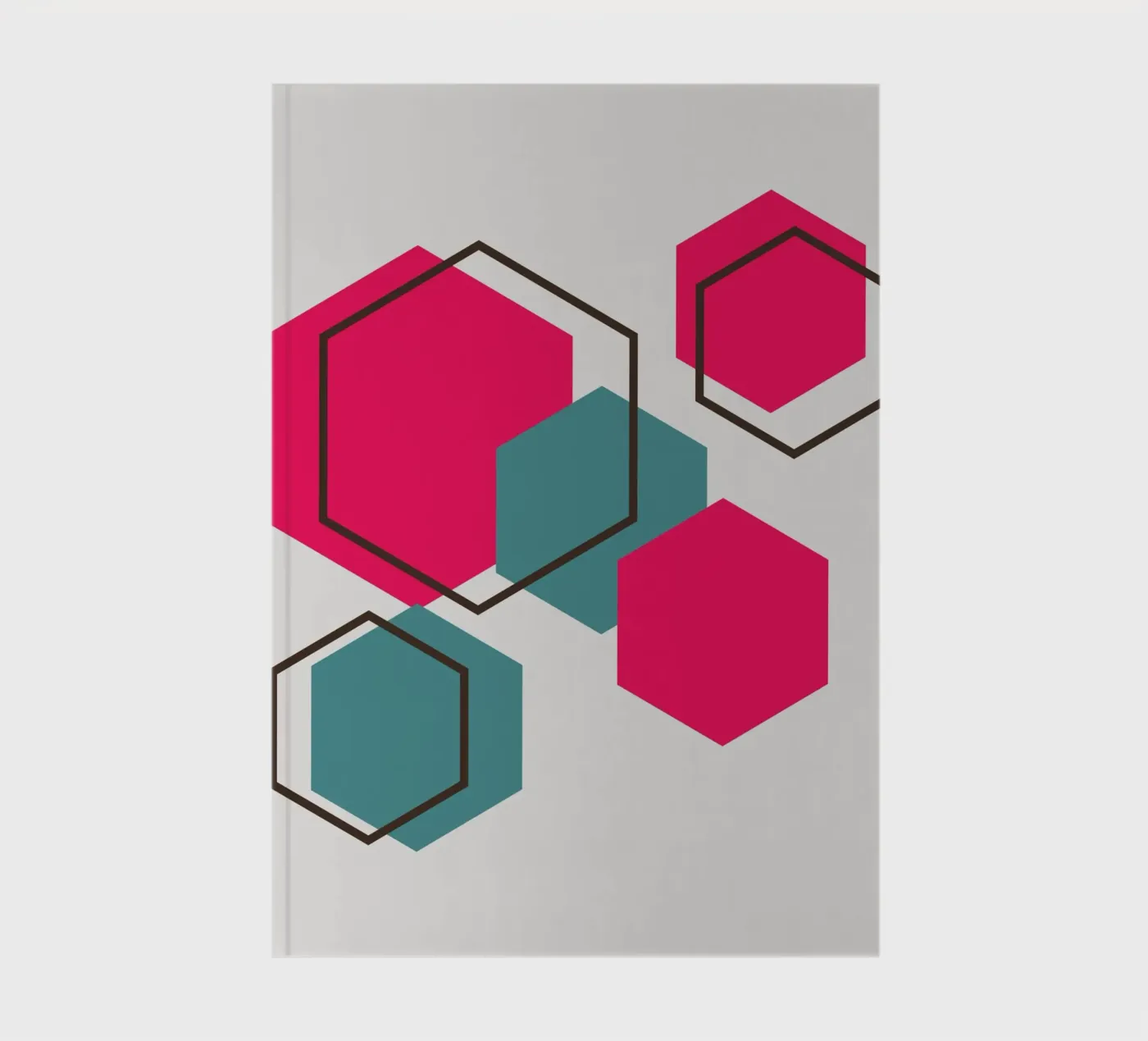 Hexagons notebook by LisaArtes