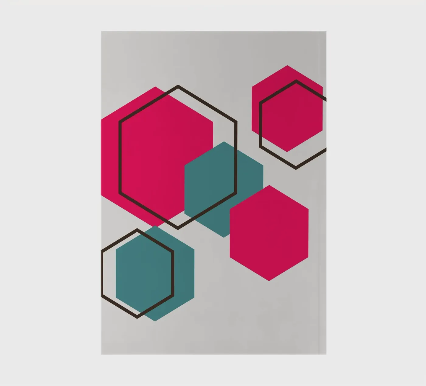 Hexagons notebook by LisaArtes